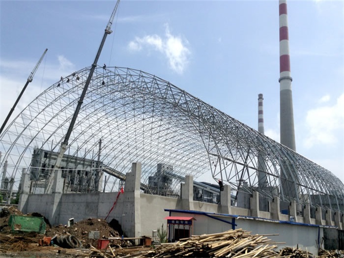 杭州煤机油桶翘工程网架